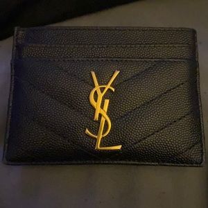 Yves Saint Laurent card holder